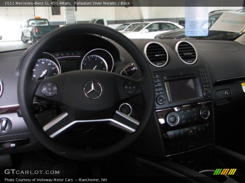 Palladium Silver Metallic / Black 2011 Mercedes-Benz GL 450 4Matic