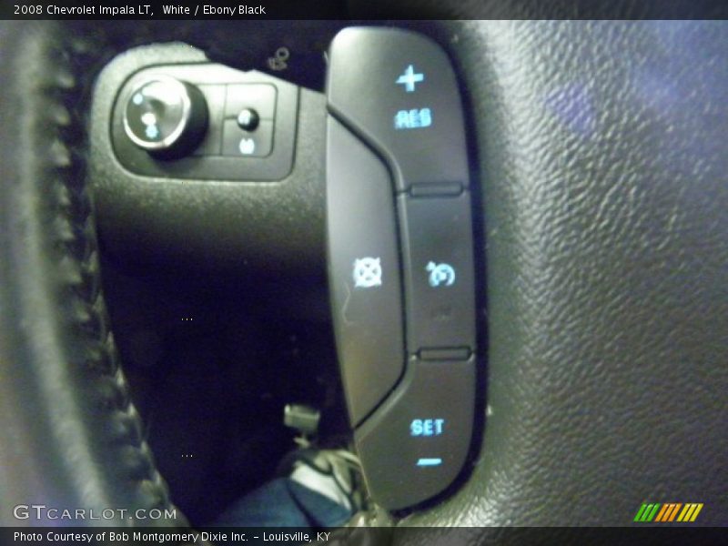 White / Ebony Black 2008 Chevrolet Impala LT