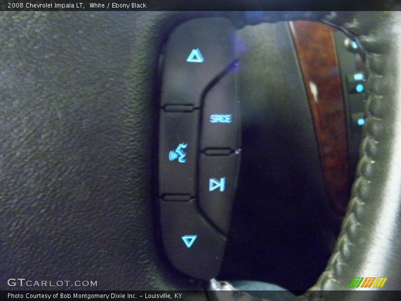 White / Ebony Black 2008 Chevrolet Impala LT