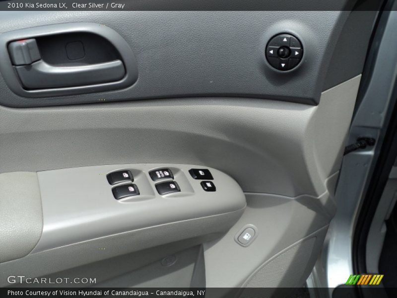 Clear Silver / Gray 2010 Kia Sedona LX