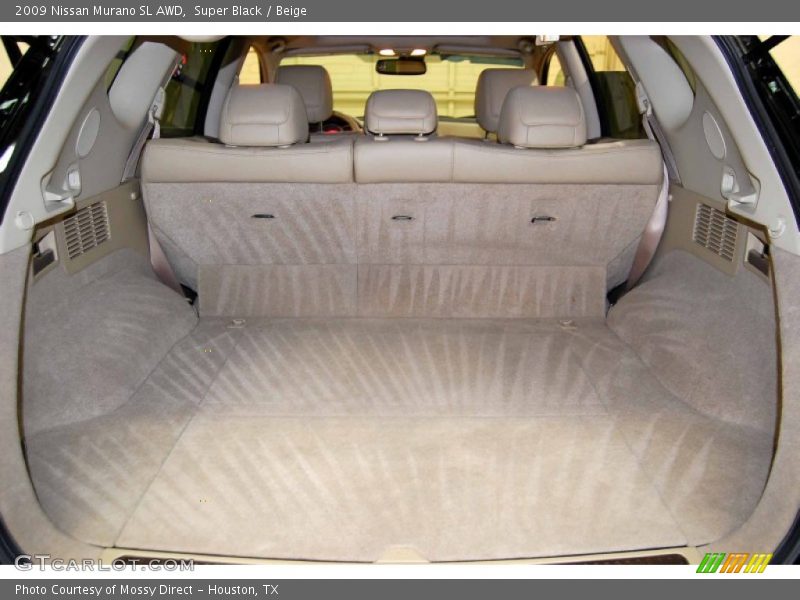 Super Black / Beige 2009 Nissan Murano SL AWD