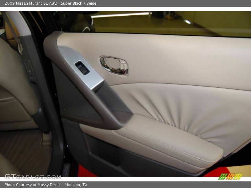 Super Black / Beige 2009 Nissan Murano SL AWD