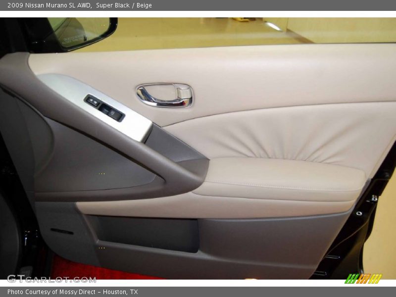 Super Black / Beige 2009 Nissan Murano SL AWD