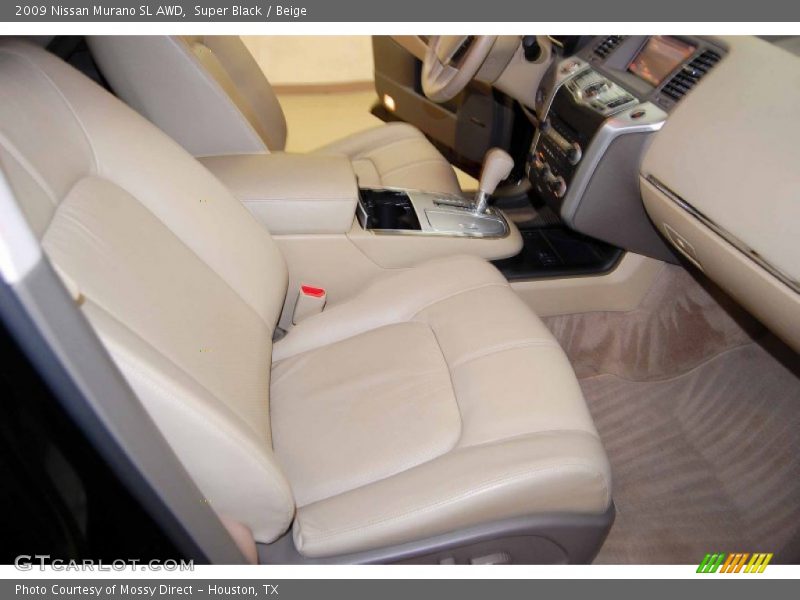 Super Black / Beige 2009 Nissan Murano SL AWD