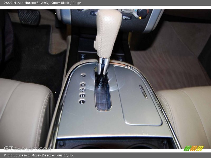 Super Black / Beige 2009 Nissan Murano SL AWD