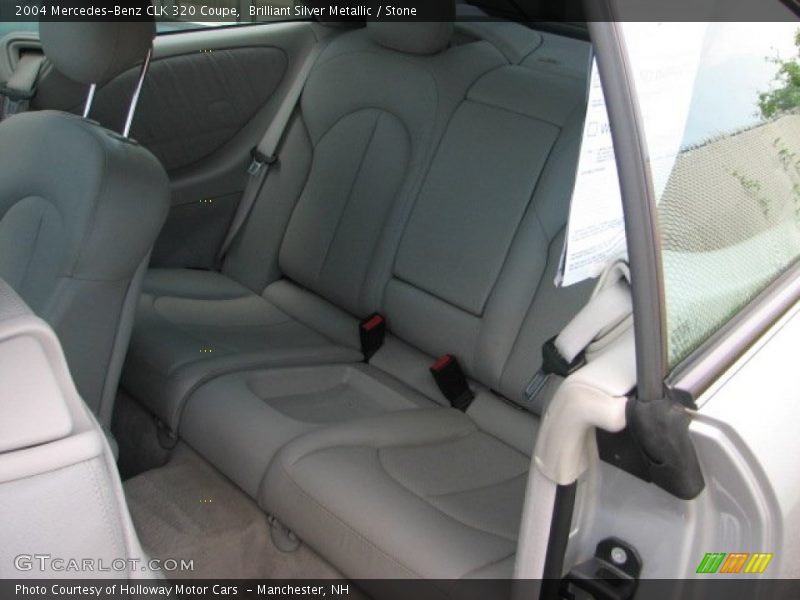 Brilliant Silver Metallic / Stone 2004 Mercedes-Benz CLK 320 Coupe