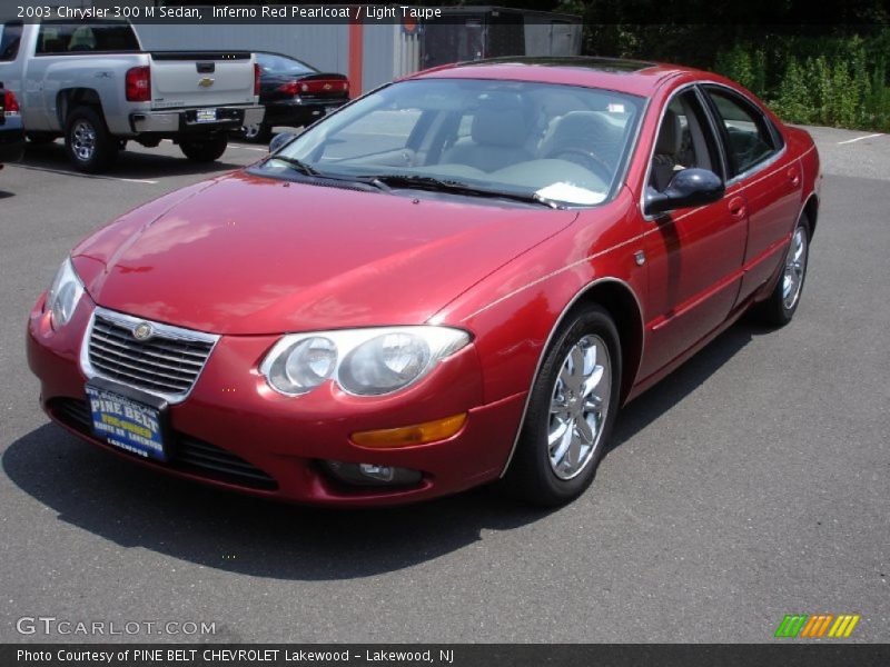 Inferno Red Pearlcoat / Light Taupe 2003 Chrysler 300 M Sedan