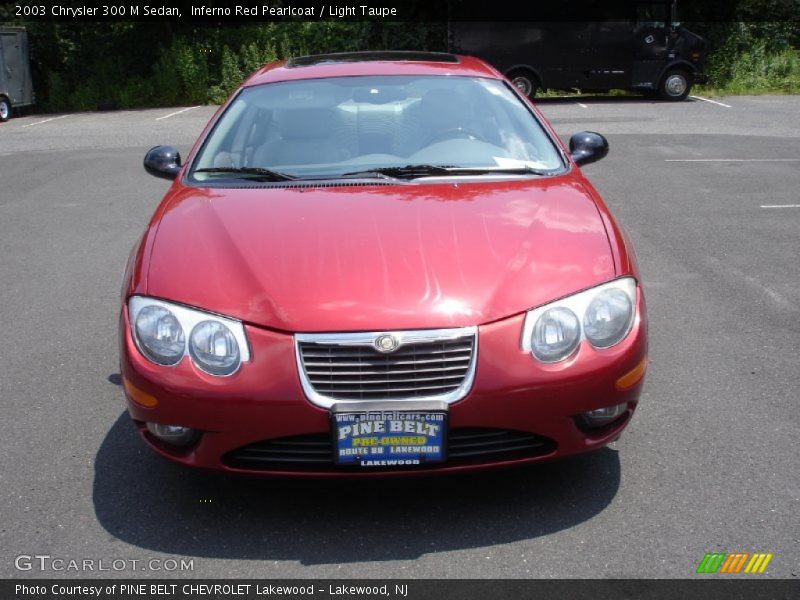 Inferno Red Pearlcoat / Light Taupe 2003 Chrysler 300 M Sedan