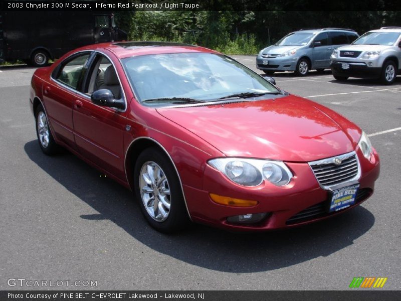 Inferno Red Pearlcoat / Light Taupe 2003 Chrysler 300 M Sedan