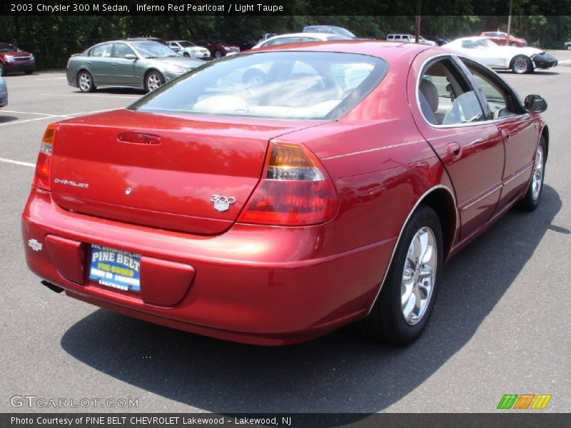 Inferno Red Pearlcoat / Light Taupe 2003 Chrysler 300 M Sedan