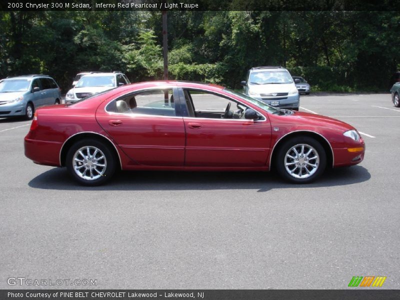 Inferno Red Pearlcoat / Light Taupe 2003 Chrysler 300 M Sedan
