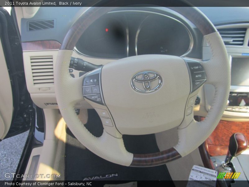 Black / Ivory 2011 Toyota Avalon Limited