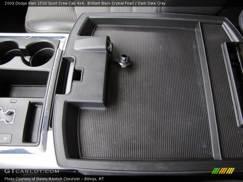 Brilliant Black Crystal Pearl / Dark Slate Gray 2009 Dodge Ram 1500 Sport Crew Cab 4x4