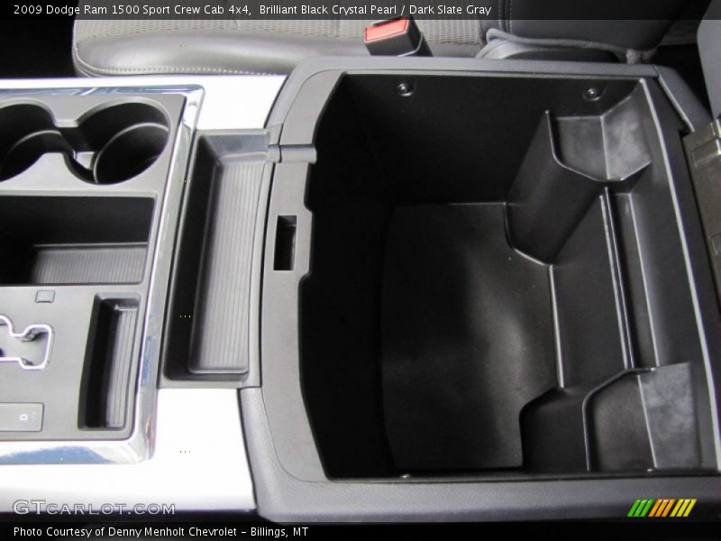 Brilliant Black Crystal Pearl / Dark Slate Gray 2009 Dodge Ram 1500 Sport Crew Cab 4x4