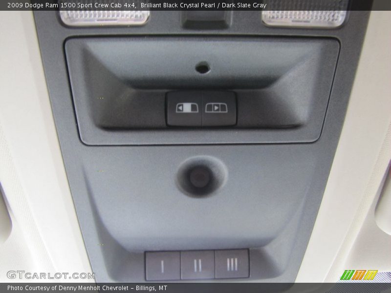 Brilliant Black Crystal Pearl / Dark Slate Gray 2009 Dodge Ram 1500 Sport Crew Cab 4x4