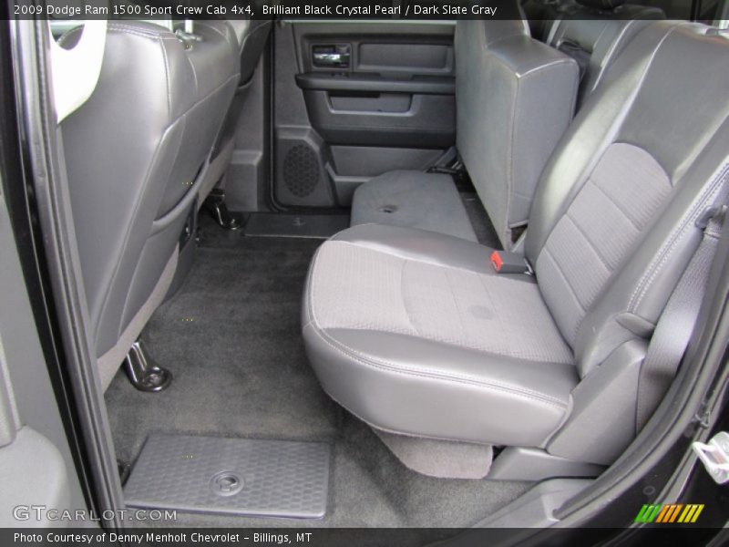 Brilliant Black Crystal Pearl / Dark Slate Gray 2009 Dodge Ram 1500 Sport Crew Cab 4x4