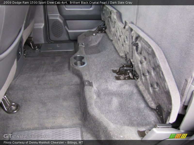 Brilliant Black Crystal Pearl / Dark Slate Gray 2009 Dodge Ram 1500 Sport Crew Cab 4x4
