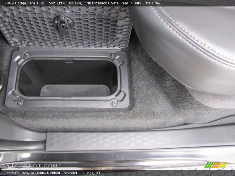 Brilliant Black Crystal Pearl / Dark Slate Gray 2009 Dodge Ram 1500 Sport Crew Cab 4x4