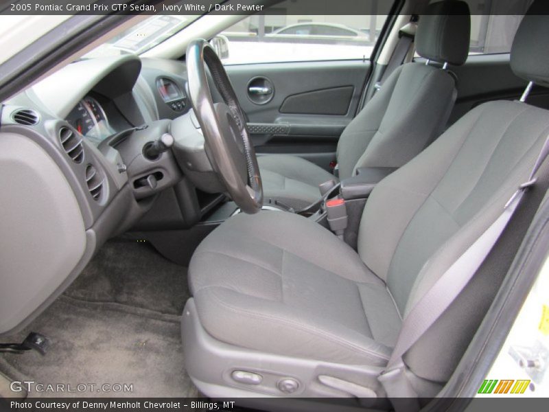  2005 Grand Prix GTP Sedan Dark Pewter Interior
