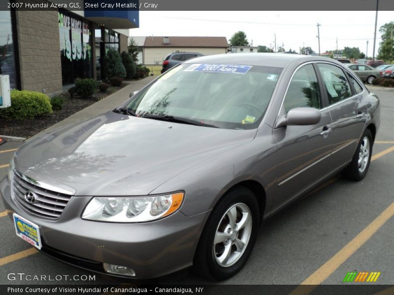 Steel Gray Metallic / Gray 2007 Hyundai Azera GLS