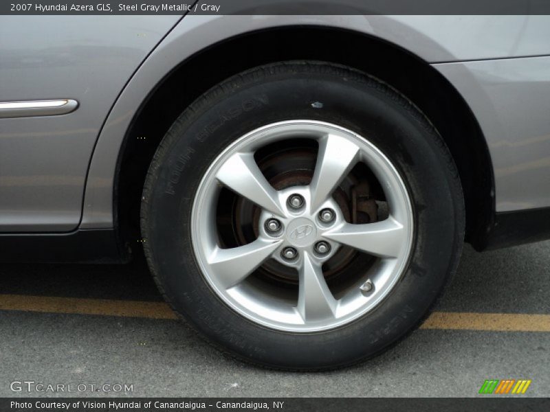 Steel Gray Metallic / Gray 2007 Hyundai Azera GLS
