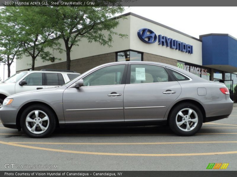 Steel Gray Metallic / Gray 2007 Hyundai Azera GLS