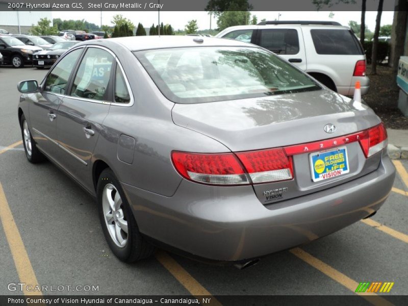 Steel Gray Metallic / Gray 2007 Hyundai Azera GLS