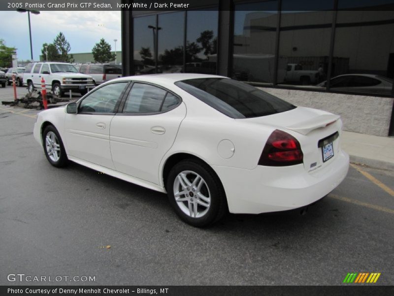 Ivory White / Dark Pewter 2005 Pontiac Grand Prix GTP Sedan
