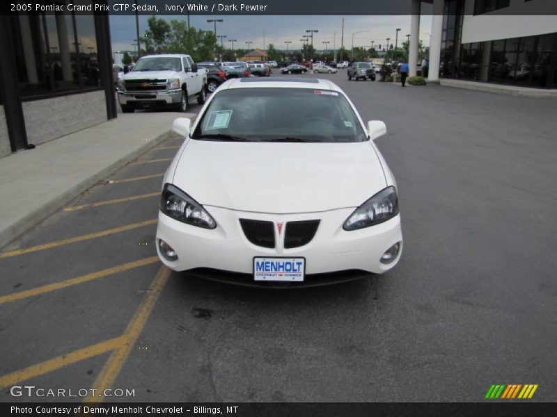 Ivory White / Dark Pewter 2005 Pontiac Grand Prix GTP Sedan