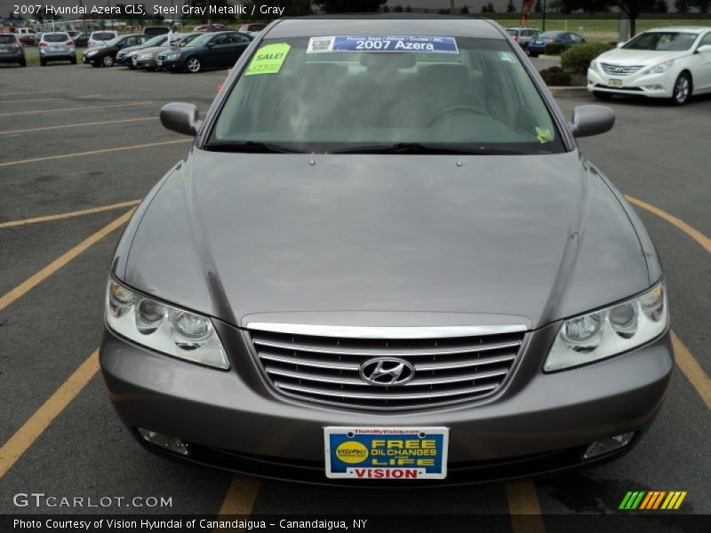 Steel Gray Metallic / Gray 2007 Hyundai Azera GLS