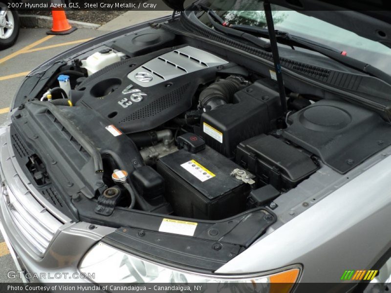 Steel Gray Metallic / Gray 2007 Hyundai Azera GLS