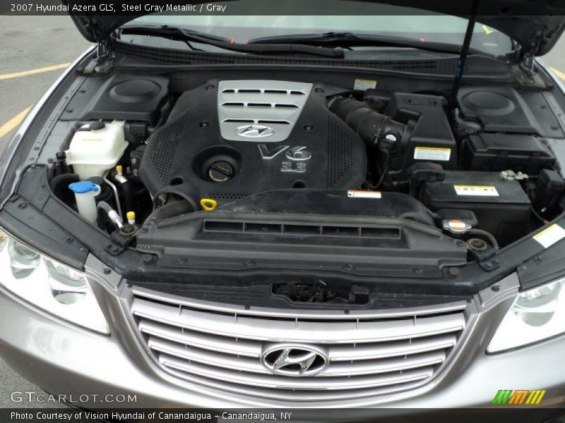 Steel Gray Metallic / Gray 2007 Hyundai Azera GLS