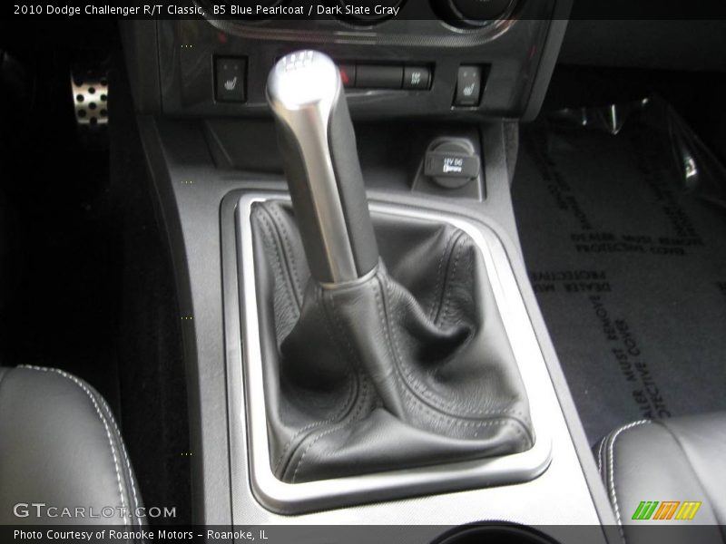B5 Blue Pearlcoat / Dark Slate Gray 2010 Dodge Challenger R/T Classic