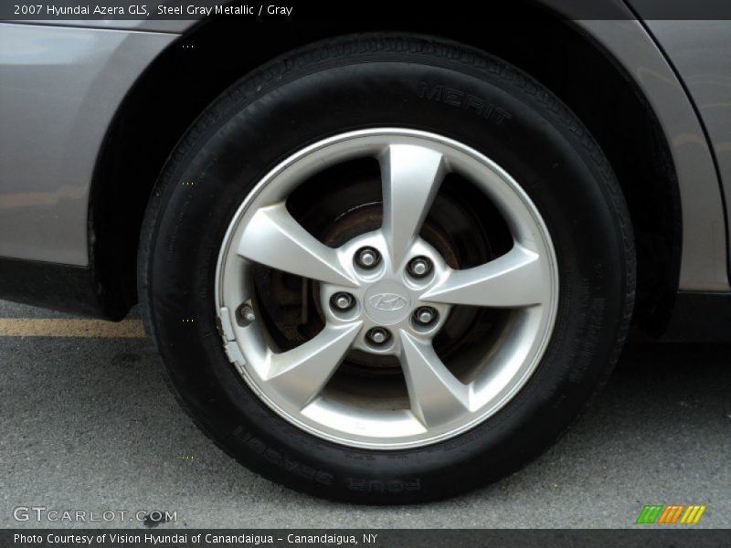 Steel Gray Metallic / Gray 2007 Hyundai Azera GLS