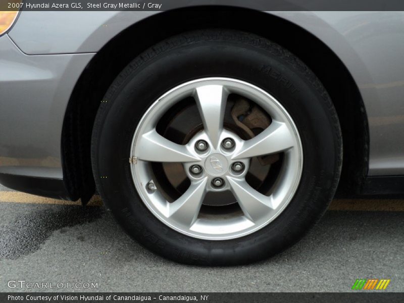 Steel Gray Metallic / Gray 2007 Hyundai Azera GLS