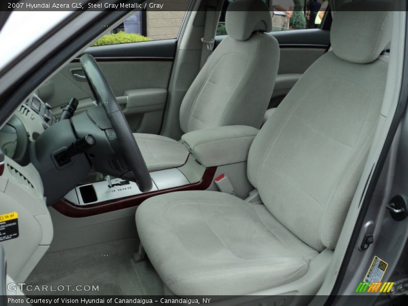 Steel Gray Metallic / Gray 2007 Hyundai Azera GLS