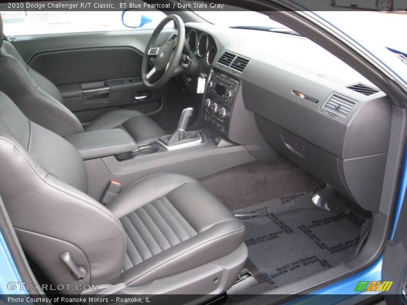 B5 Blue Pearlcoat / Dark Slate Gray 2010 Dodge Challenger R/T Classic