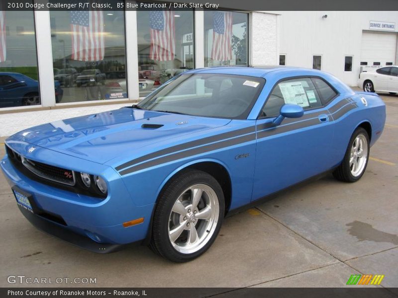 B5 Blue Pearlcoat / Dark Slate Gray 2010 Dodge Challenger R/T Classic
