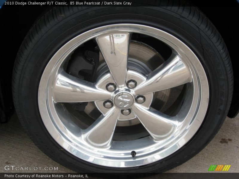 B5 Blue Pearlcoat / Dark Slate Gray 2010 Dodge Challenger R/T Classic