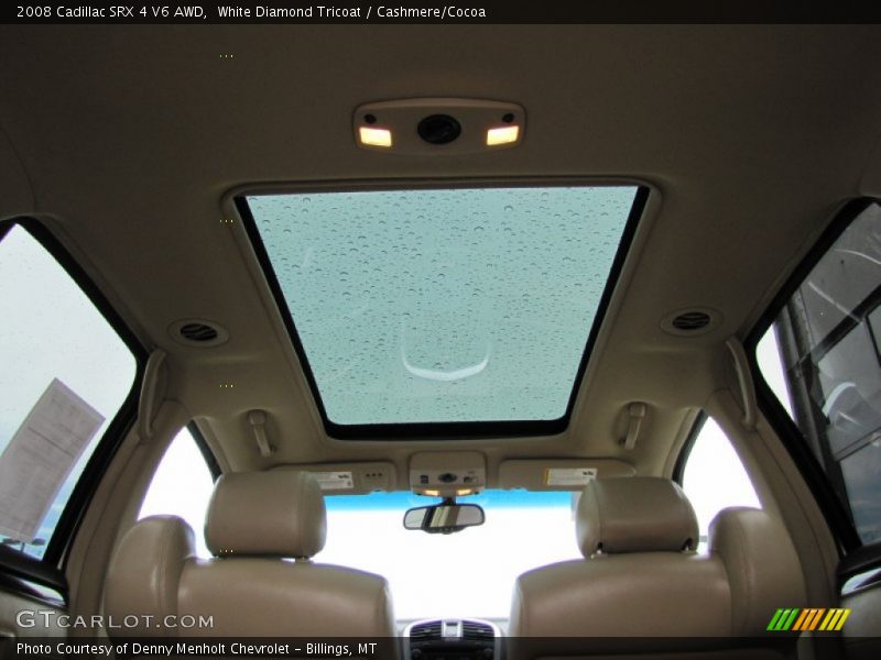 White Diamond Tricoat / Cashmere/Cocoa 2008 Cadillac SRX 4 V6 AWD