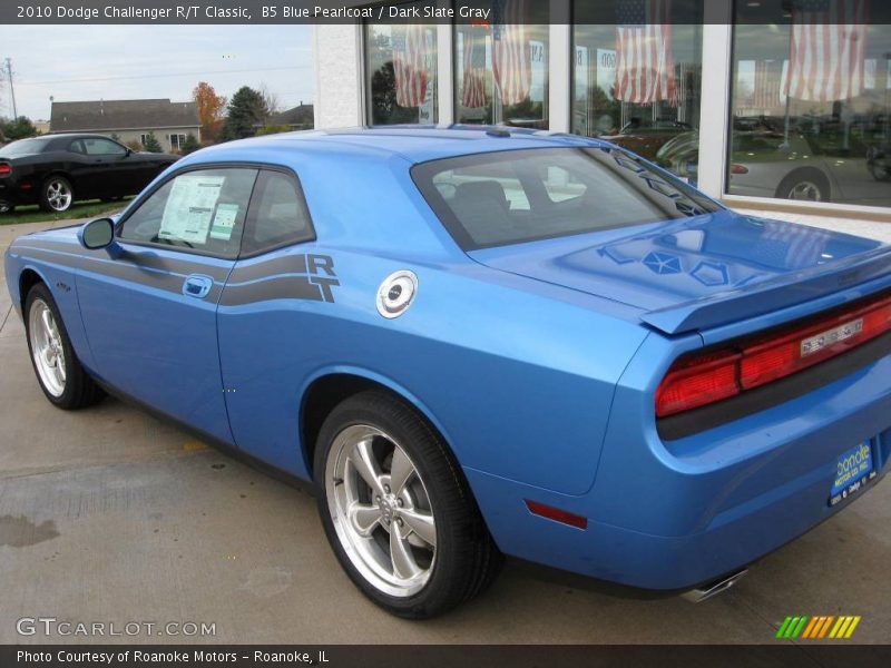 B5 Blue Pearlcoat / Dark Slate Gray 2010 Dodge Challenger R/T Classic