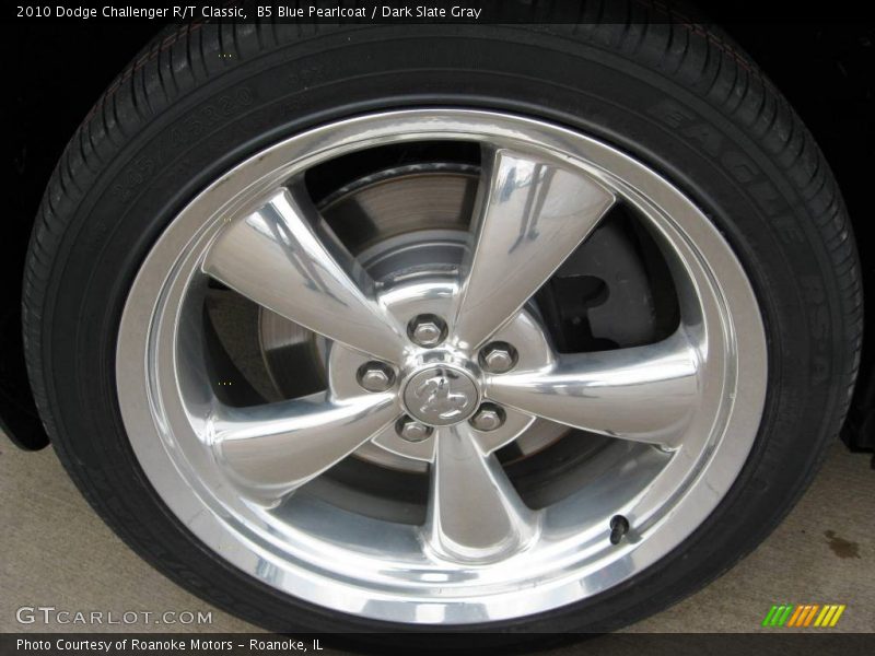 B5 Blue Pearlcoat / Dark Slate Gray 2010 Dodge Challenger R/T Classic