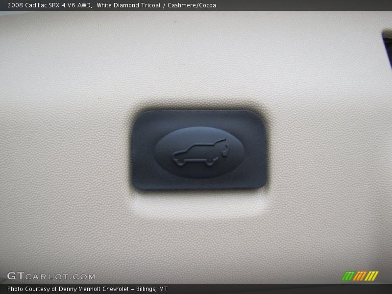 White Diamond Tricoat / Cashmere/Cocoa 2008 Cadillac SRX 4 V6 AWD