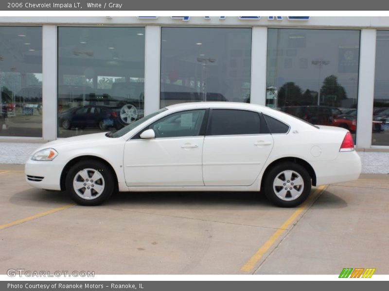 White / Gray 2006 Chevrolet Impala LT
