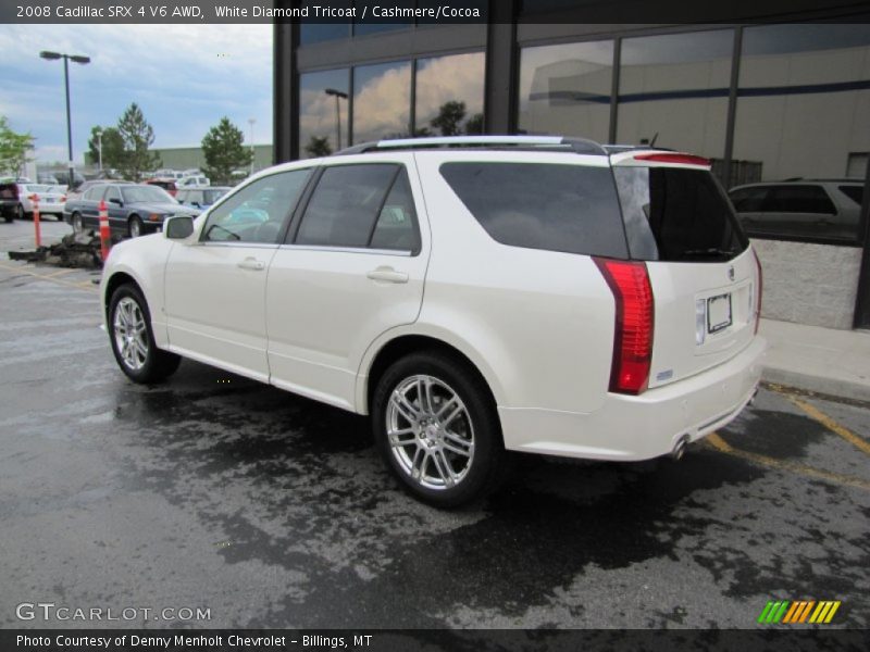 White Diamond Tricoat / Cashmere/Cocoa 2008 Cadillac SRX 4 V6 AWD