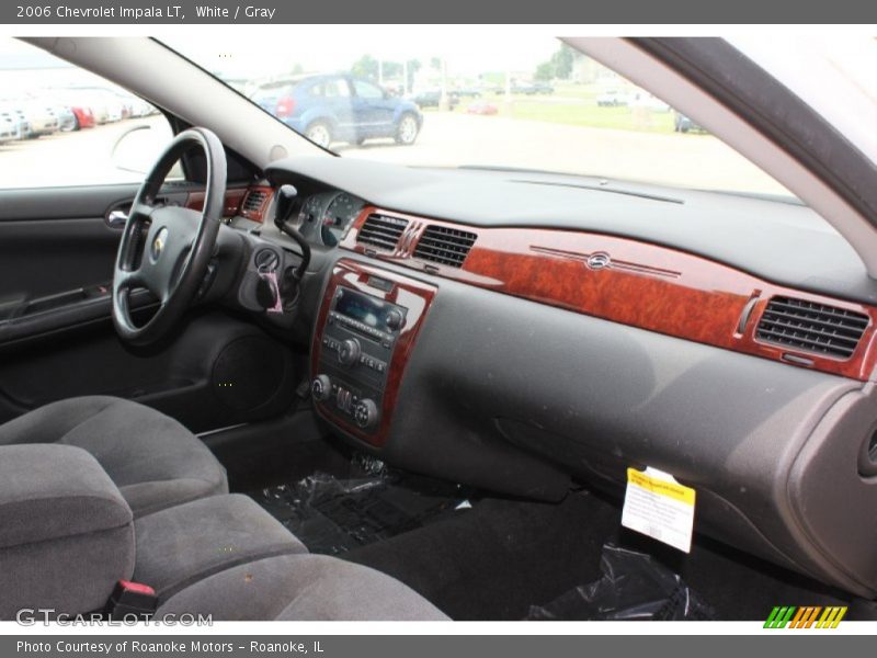 White / Gray 2006 Chevrolet Impala LT