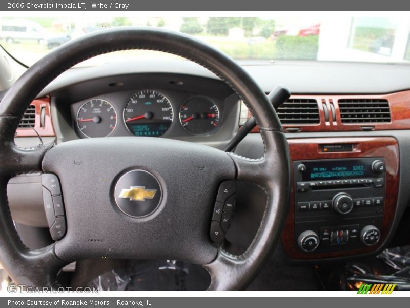 White / Gray 2006 Chevrolet Impala LT