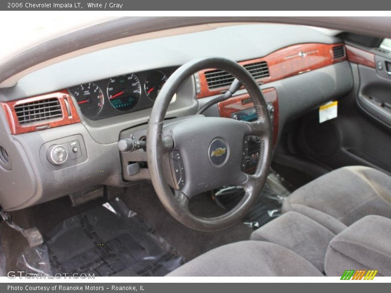 White / Gray 2006 Chevrolet Impala LT