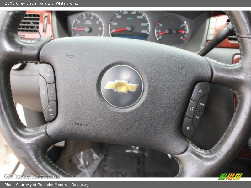 White / Gray 2006 Chevrolet Impala LT