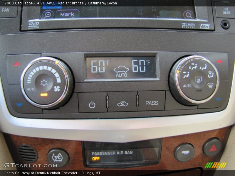 Radiant Bronze / Cashmere/Cocoa 2008 Cadillac SRX 4 V6 AWD